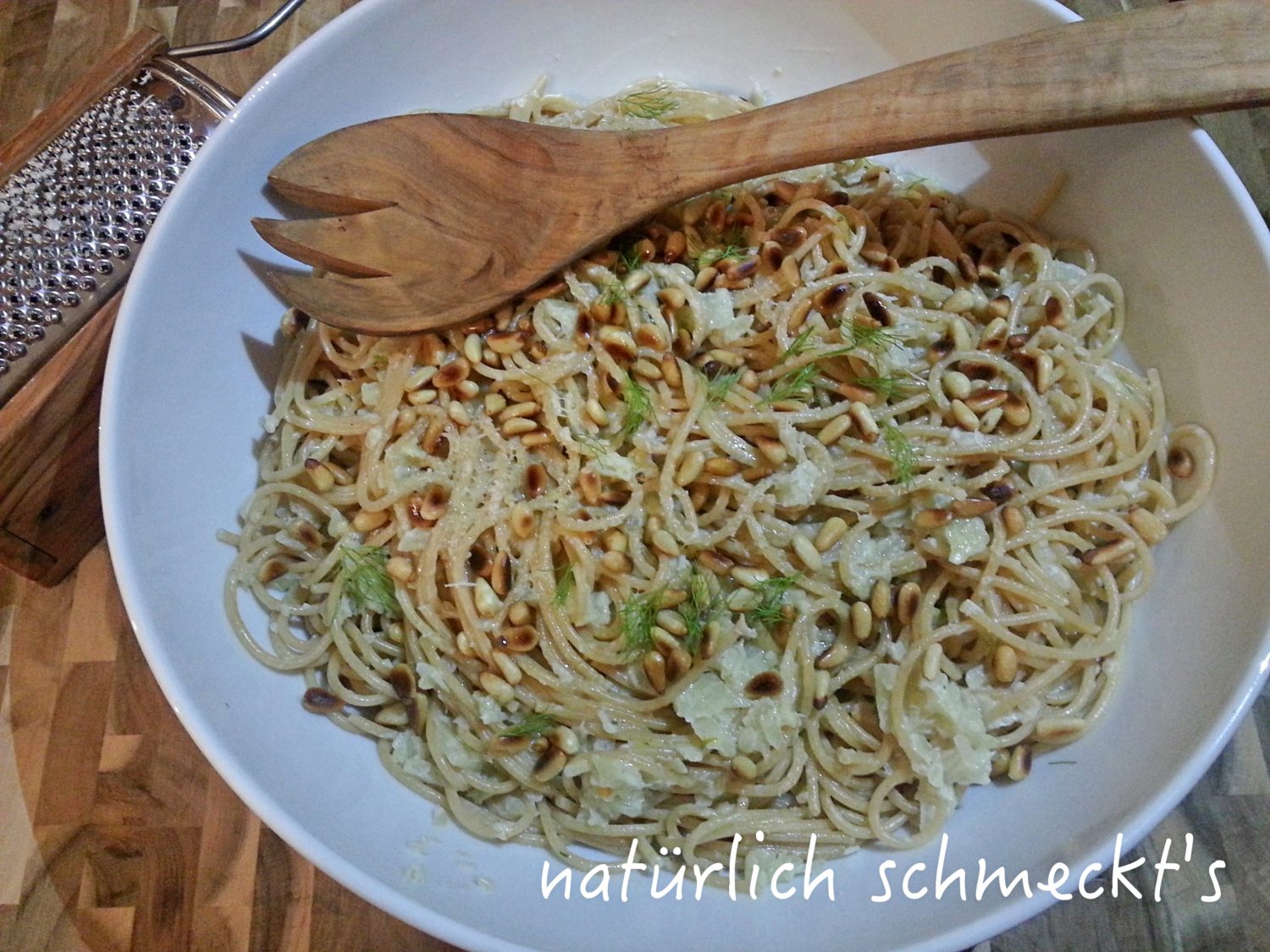 Vollkornspaghetti mit Fenchel | Natürlich schmeckt&amp;#39;s